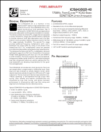 Click here to download ICS43002A40 Datasheet
