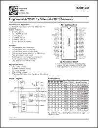 Click here to download ICS94241FLF-T Datasheet
