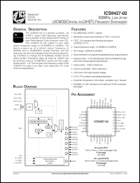 Click here to download ICS8427DY-02LFT Datasheet
