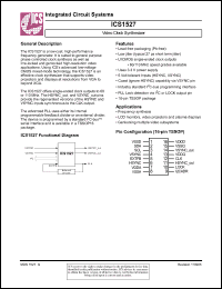 Click here to download ICS1527G-60LFT Datasheet