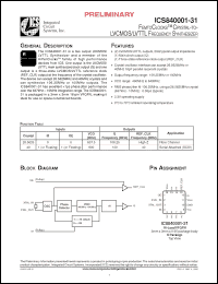 Click here to download ICS840001AK-31 Datasheet