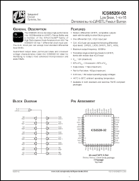 Click here to download ICS8520DYI-02T Datasheet