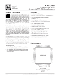 Click here to download ICS873990AYT Datasheet