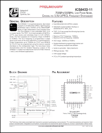 Click here to download ICS8430CY-11T Datasheet