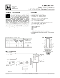 Click here to download ICS843002AGI-01T Datasheet