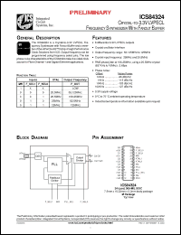 Click here to download ICS84324 Datasheet