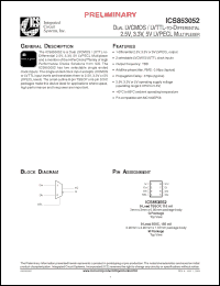 Click here to download ICS853052AG Datasheet