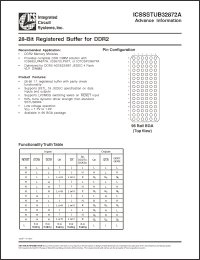 Click here to download ICSSSTUB32872A Datasheet