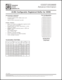 Click here to download ICSSSTUB32866B Datasheet