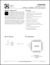 Click here to download ICS83940DY Datasheet