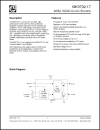 Click here to download MK3732-17STR Datasheet