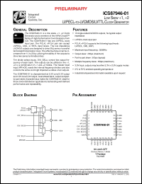 Click here to download ICS87946-01 Datasheet