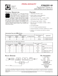 Click here to download ICS843251AG-04T Datasheet