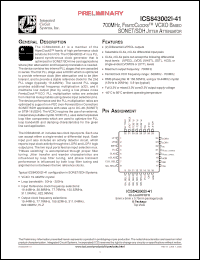 Click here to download ICS43002A41 Datasheet