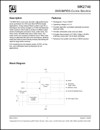 Click here to download MK2746G Datasheet