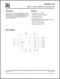 Click here to download ICS557G-06T Datasheet