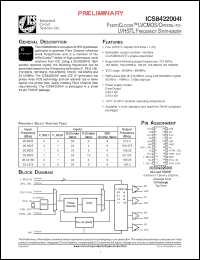 Click here to download ICS8422004AGIT Datasheet