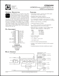 Click here to download ICS843404AGLFT Datasheet