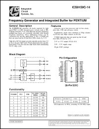 Click here to download ICS9159C-14 Datasheet