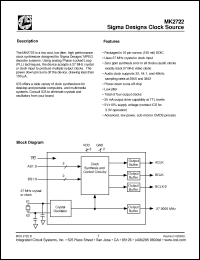 Click here to download MK2722-01S Datasheet
