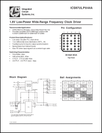 Click here to download ICS97ULP844A Datasheet