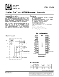 Click here to download ICS9150-01 Datasheet