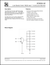 Click here to download ICS552-02 Datasheet