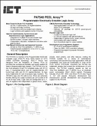 Click here to download PA7540PI-15 Datasheet