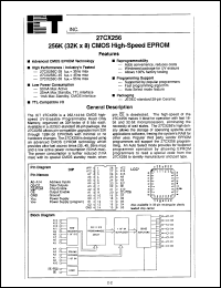 Click here to download 27CX256LI35 Datasheet