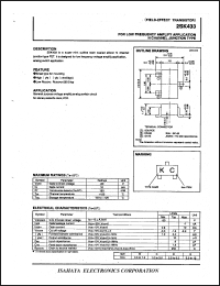 Click here to download 2SK433 Datasheet