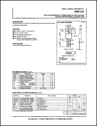 Click here to download 2SB1314 Datasheet