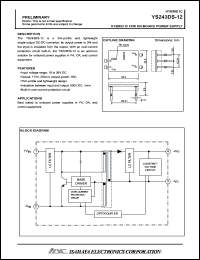Click here to download YS243DS-12 Datasheet