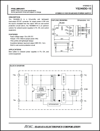 Click here to download YS246DD-15 Datasheet