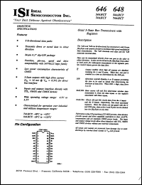 Click here to download 74AHCT646D Datasheet