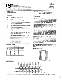 Click here to download 74AHCT563DT Datasheet