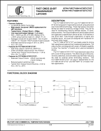 Click here to download IDT54FCT162841ATPV Datasheet