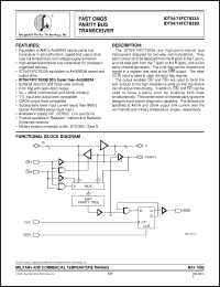 Click here to download IDT75FCT833AD Datasheet