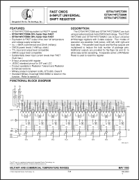 Click here to download IDT54FCT299CL Datasheet