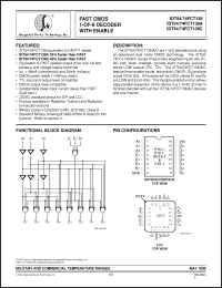 Click here to download IDT74FCT138ASO Datasheet