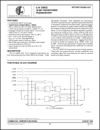 Click here to download IDT74FCT163501APV Datasheet