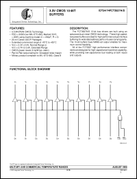 Click here to download IDT54FCT3827 Datasheet