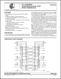 Click here to download IDT7M1024 Datasheet