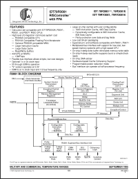 Click here to download IDT79R308120 Datasheet