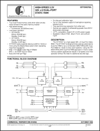 Click here to download IDT70V07 Datasheet