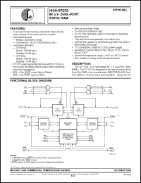 Click here to download IDT7015L12 Datasheet