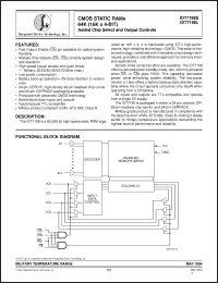 Click here to download IDT7198L70EB Datasheet