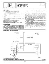 Click here to download IDT6198L70LB Datasheet