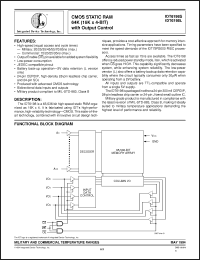 Click here to download IDT6198S20Y Datasheet