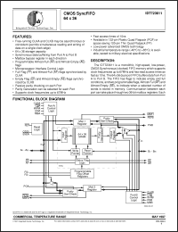 Click here to download IDT723611L30PQF Datasheet