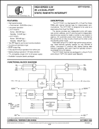 Click here to download IDT71V321L25 Datasheet